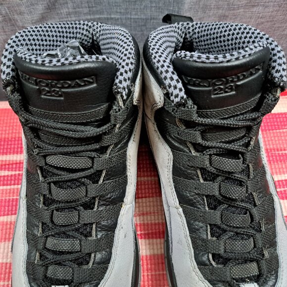 Nike Air Jordan X 10 Retro - US Men's 10.5 - Cool Grey/Infrared-Black - 310805-0 - Picture 10 of 16